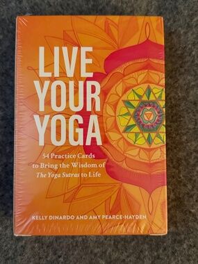 LIVE YOUR YOGA 54 Practice Cards Kelly Dinardo Amy Pearce-Hayden NEW SEALED